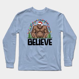 Bigfoot Christmas Long Sleeve T-Shirt